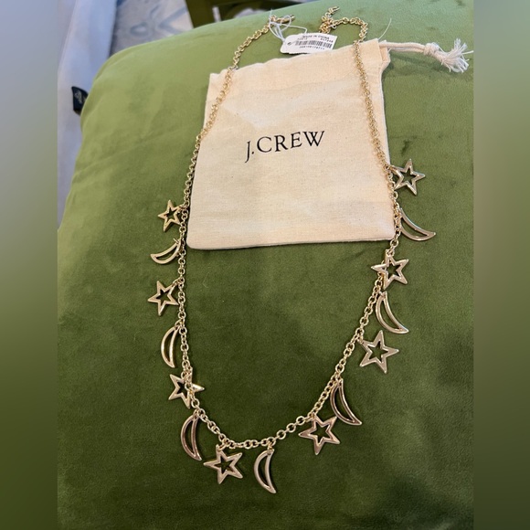 J. Crew Jewelry - J. Crew gold moon and stars charm necklace